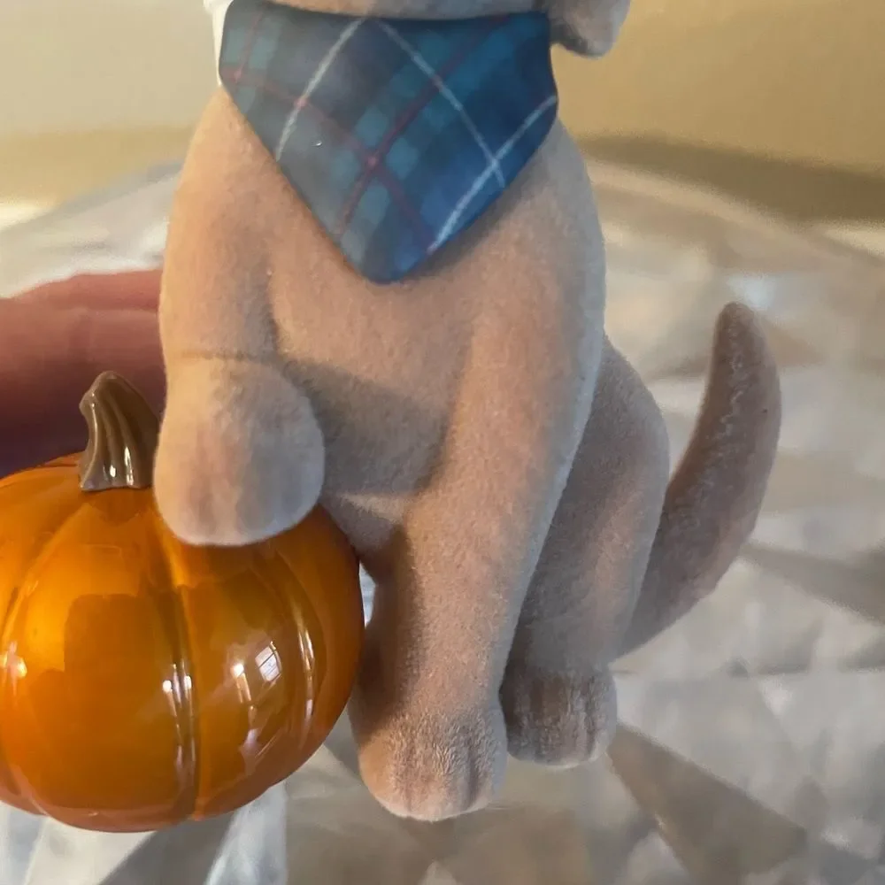 Bath & Body Works Golden Retriever Dog with Pumpkin Wall Flower NEW & CUTEE! - Picture 14 of 16
